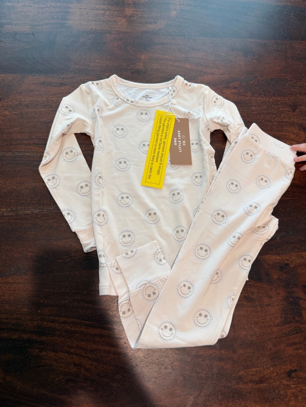 Smiley face daisy pajamas